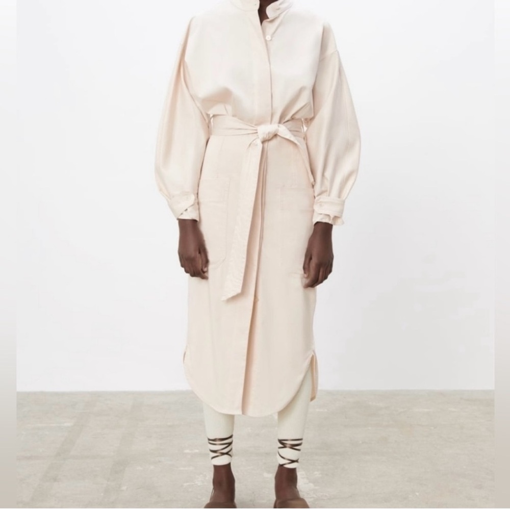 Zara Cream Midi Dress